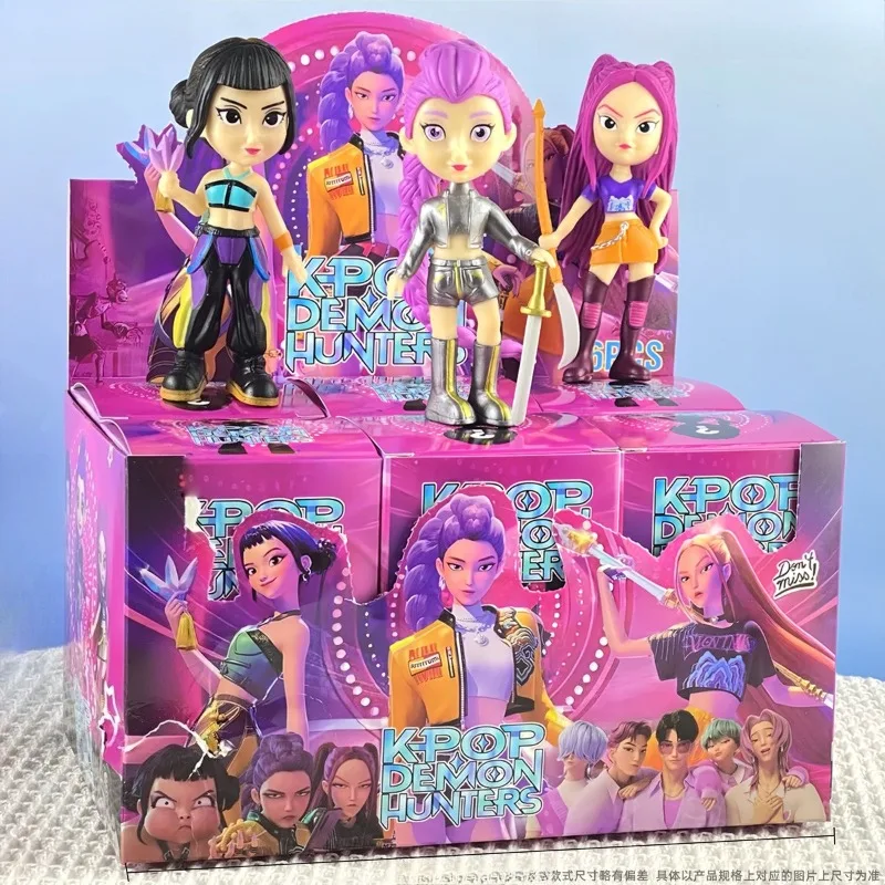 2025 デモンハンターズ KPOP ブラインドボックス アニメ アクションフィギュア おもちゃ ルミ ミラ ゾイ サッシ フィギュア ドール ファンコレクション クリスマスギフト