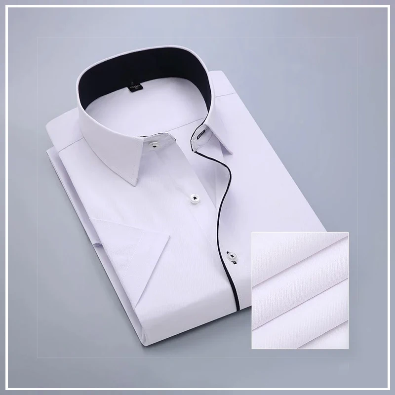 

2024 New Summer Business Casual Simple and Loose Oversize Fashion Polo Collar Color Block Outwear Bottom Half Sleeve Shirt