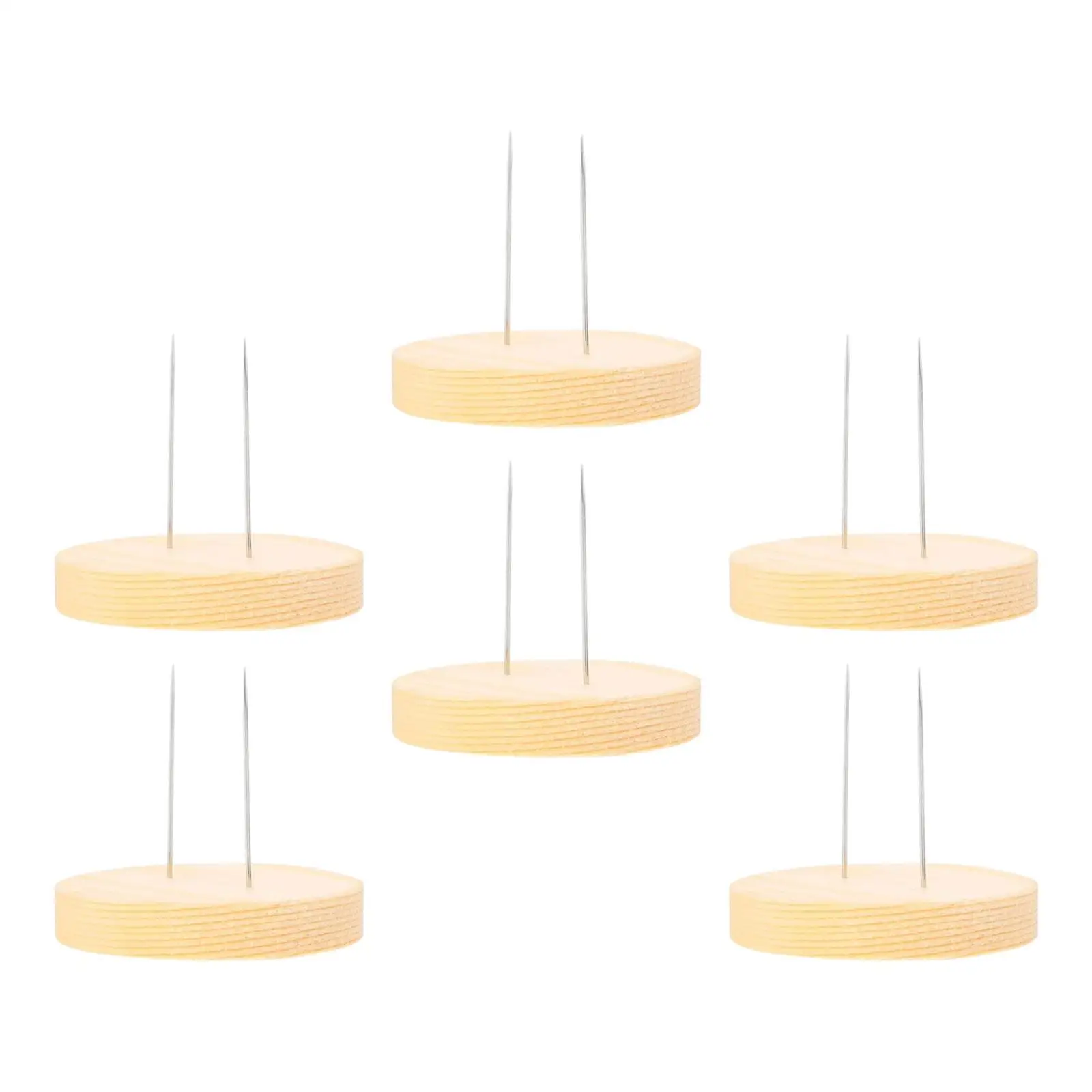 6Pcs Crochet Dolls Display Stand Doll Display Holder Bear Stand Portable Storage Rack for Showcase, Action Figures Dolls