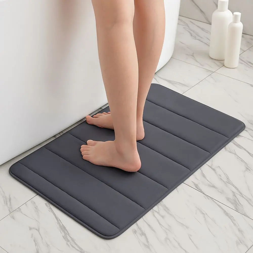 

3 шт./компл. удобные нескользящие коврики для ванной, набор мягких нескользящих ковриков для ванной комнаты, впитывающие коврики для душа и туалета, ванная комната