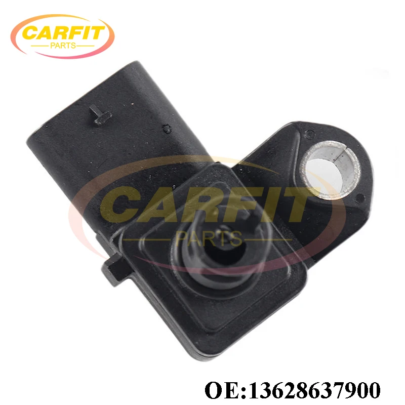 جودة عالية جديد OEM 13628637900 882411009 مستشعر خريطة الضغط المنوع لسيارات BMW 1 2 3 4 5 6 7 8 X1 X2 X3 X4 X5 X6 X7 Z4