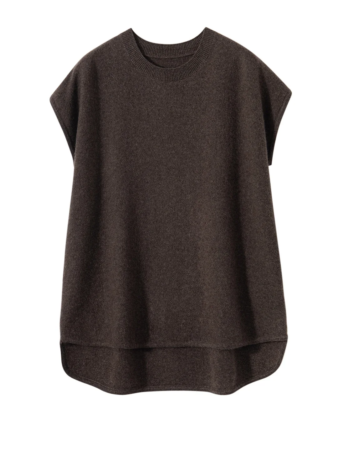 เสื้อกั๊กถักนิตติ้งผู้หญิง ทรงกลม คอวี ทรงหลวม กระชับสัดส่วน สีสันหลากหลาย เหมาะสำหรับใส่ไปทำงาน ให้ความอบอุ่น