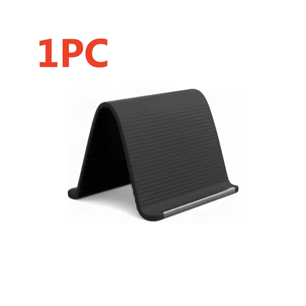 3/1PCS Flexibler, faltbarer Silikon-Telefonhalter, tragbar, verstellbar, MultiAngle-Desktop-Ständer für iPhone, Laptop, Tablet, Heimbüro