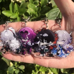 Game Honkai: Star Rail Luocha Imbibitor Lunae Blade Kafka Seele Cosplay Costume Accessories Badge Keychain Pendant Prop Gift
