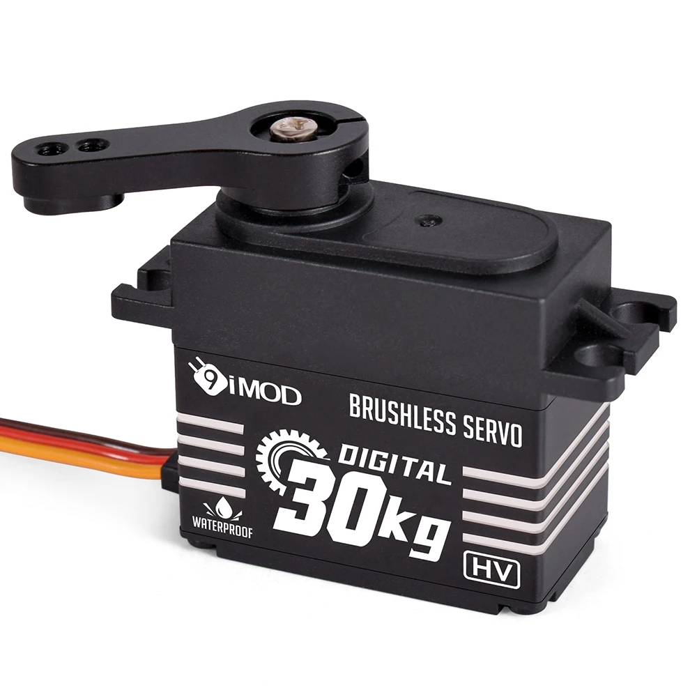 9imod Brushless Servo 20/30/40KG Custodia in lega di alluminio Servo ingranaggi in metallo digitale impermeabile per RC Car Truck Crawler Boat Robot FAI DA TE