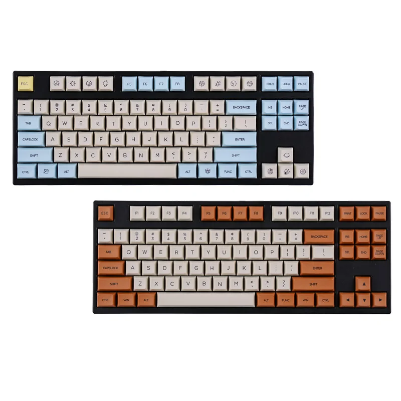 

Thickened XDA PBT Spherical Keycap Mars Moon Landing DOLCH Vintage Gray 87 75 98 108