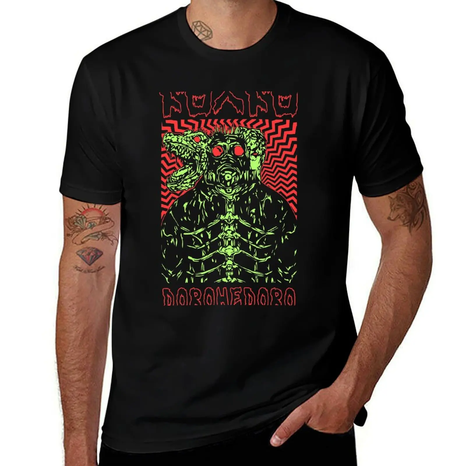 

Kaiman - DOROHEDORO - Manga Anime Design V1 T-Shirt t shirts for man slim fit funny t shirts man mens graphic t shirts T-shirt