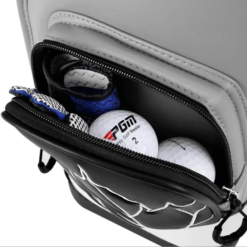 PGM Portable Golf Half-cut Bag Waterproof Microfiber Leather Easy Clean Can Hold 5 Clubs QIAB025