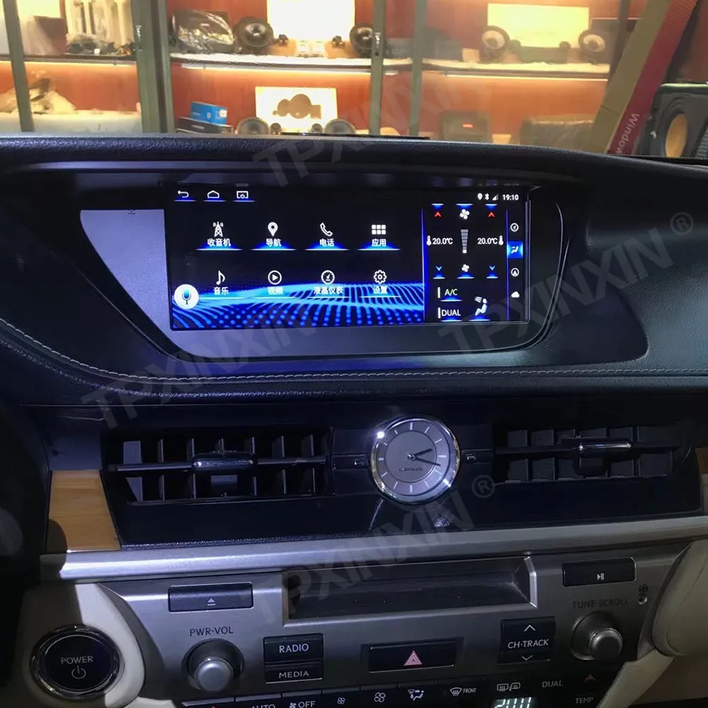 

10.25 Inch Android 13 For Lexus ES 2013-2018 HD Screen Car Radio CarPlay Multimedia Player GPS Navigation Head Unit Stereo Auto