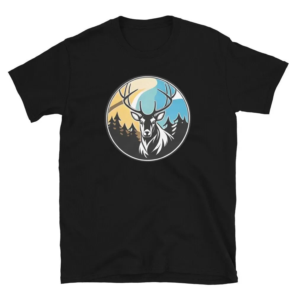 T-shirt Caribou Deer Elk / Soft Unisex Tshirt for Animal