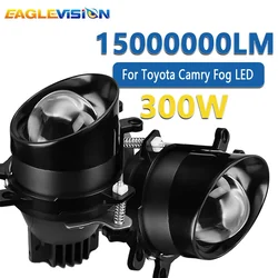 EAGLEVISION Lens Fog LED High+Low Beam Projectors Bright 300W for Toyota Venza Avalon Bright Lens for RX450h 2006-2013 Fog Lamp