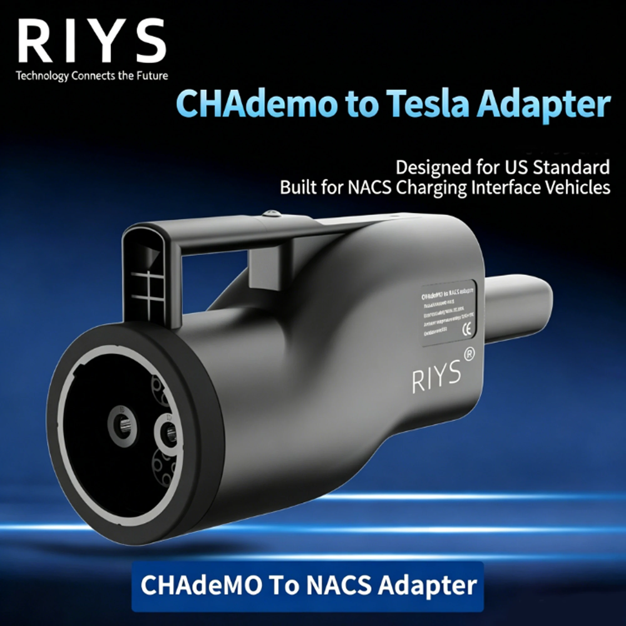 

EV Charging Adapter Chademo to NACS 250A DC Fast Charger Chademo Connector Electric Vehicle CHAdeMO to NASC For Tesla Adapters