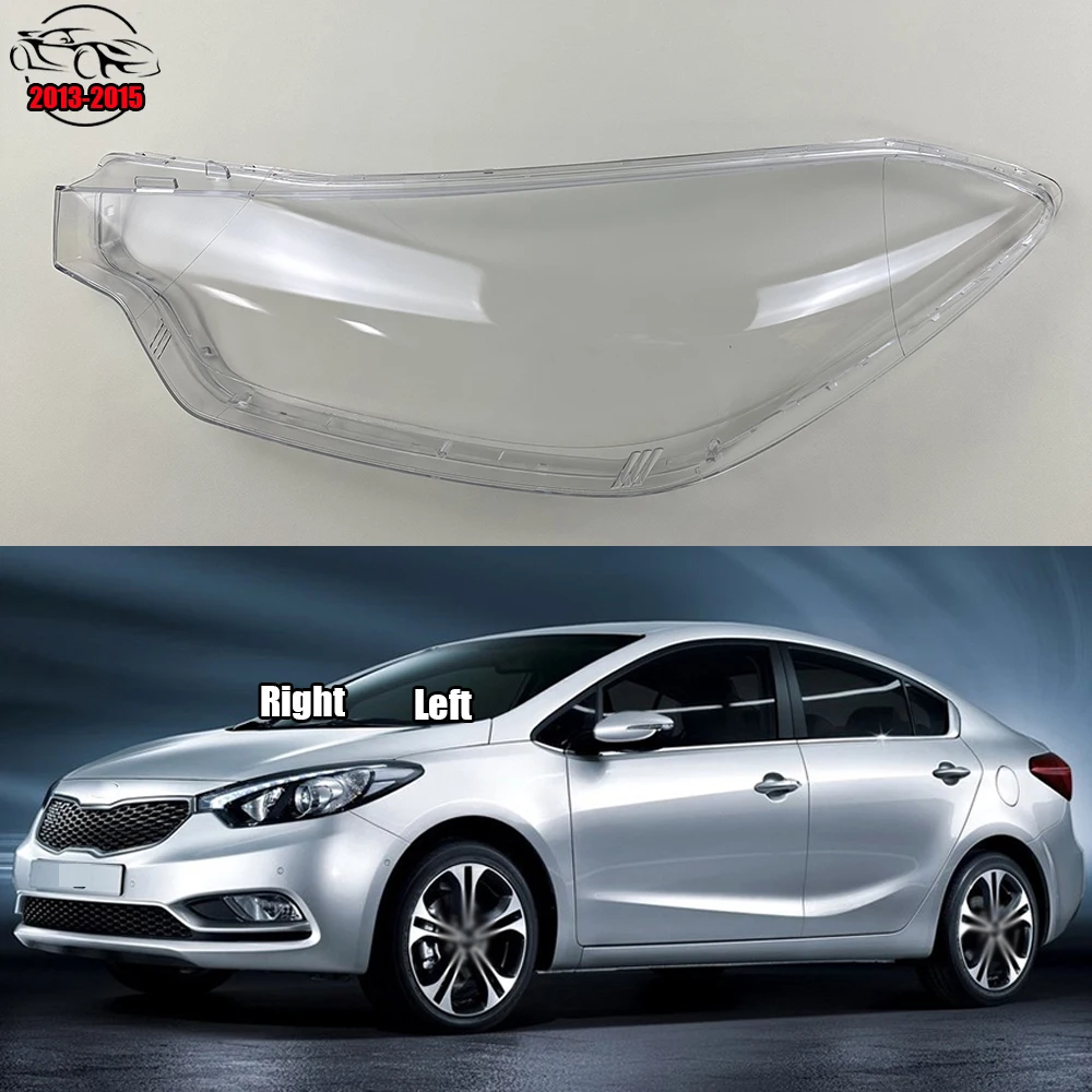 For Kia K3 ( Overseas Version ) 2013 2014 2015 Headlight Cover Headlamp Lampshade Lampcover Head Lamp Light Glass Lens Shell