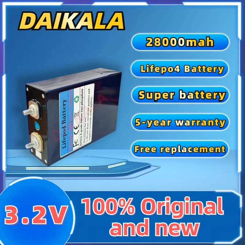 

Latest 3.2V 280AH Lithium Iron Phosphate Battery, Solar Rechargeable Battery, DIY Lithium Battery Pack, Universal Long Warranty