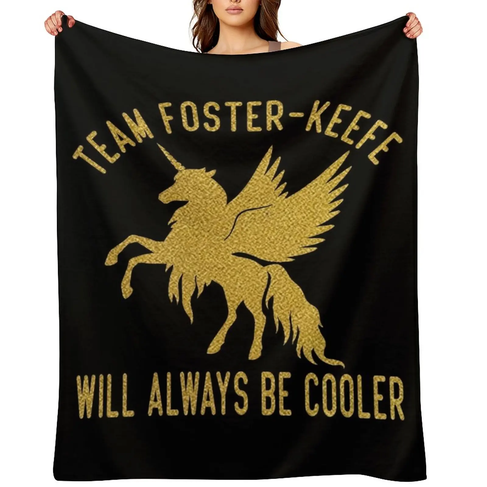 

Team Foster Keefe Will Always Be Cooler Throw Blanket heavy to sleep Summer Beddings Luxury Designer For Baby Blankets