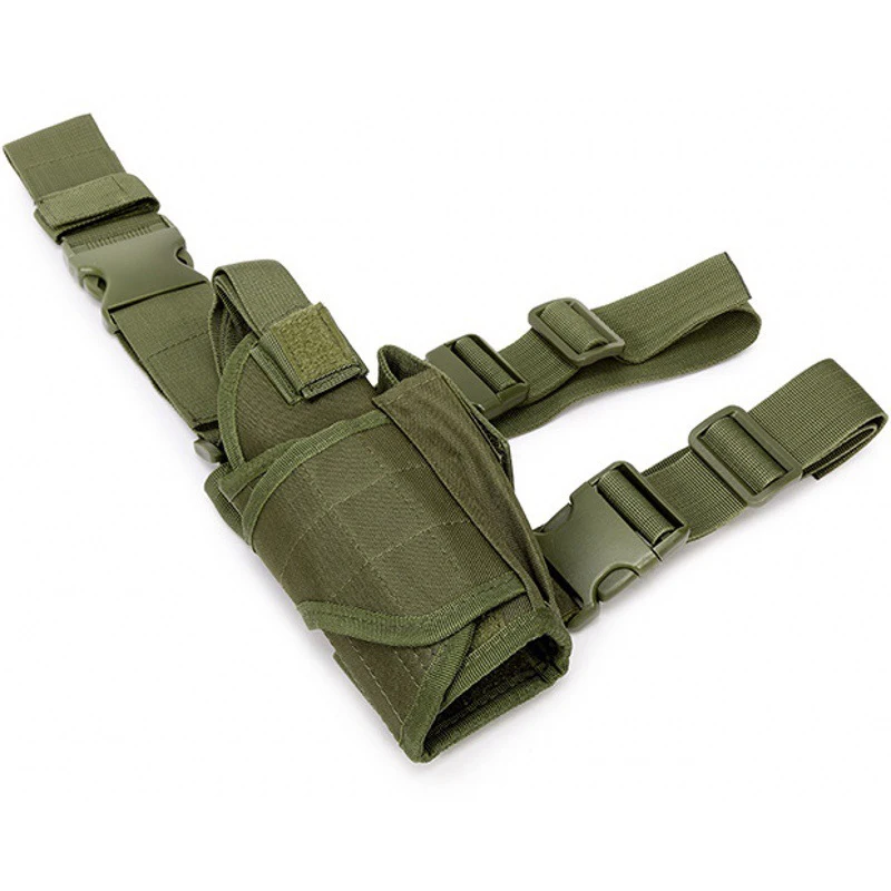 العالمي قطرة الساق بندقية الحافظة اليد اليمنى التكتيكية الفخذ مسدس حقيبة الحقيبة الساقين تسخير لجميع المسدسات #6
