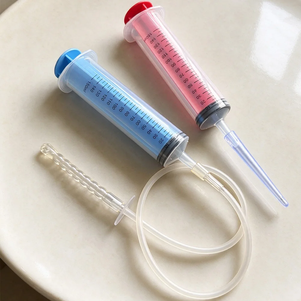 High-Capacity 150ml Plastic Cleaning Set with Hose and Replacement Extended Nozzle, Available in Multiple Colors