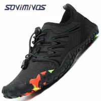 Zapatos para correr de montaña para hombre, zapatos deportivos ligeros sin caída descalzos, zapatos minimalistas antideslizantes para caminar al aire libre para mujer