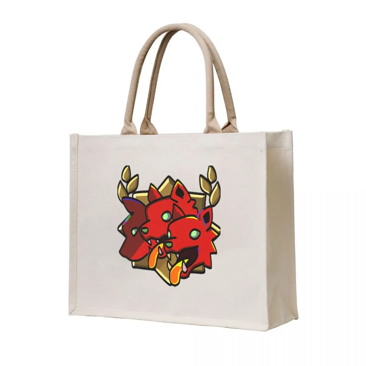 

Cerberus Bond Tote Bag tote bags men Canvas shoulder bag custom tote bag Reusable bags