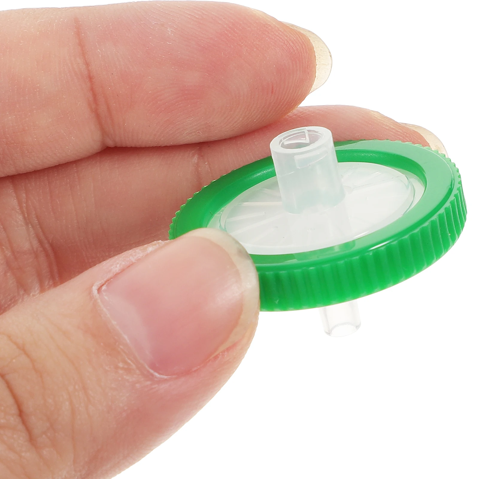 

Disposable Syringe Filter 10Pcs Hydrophilic Plastic Filter Equipment High Filtration Capacity for Laboratories