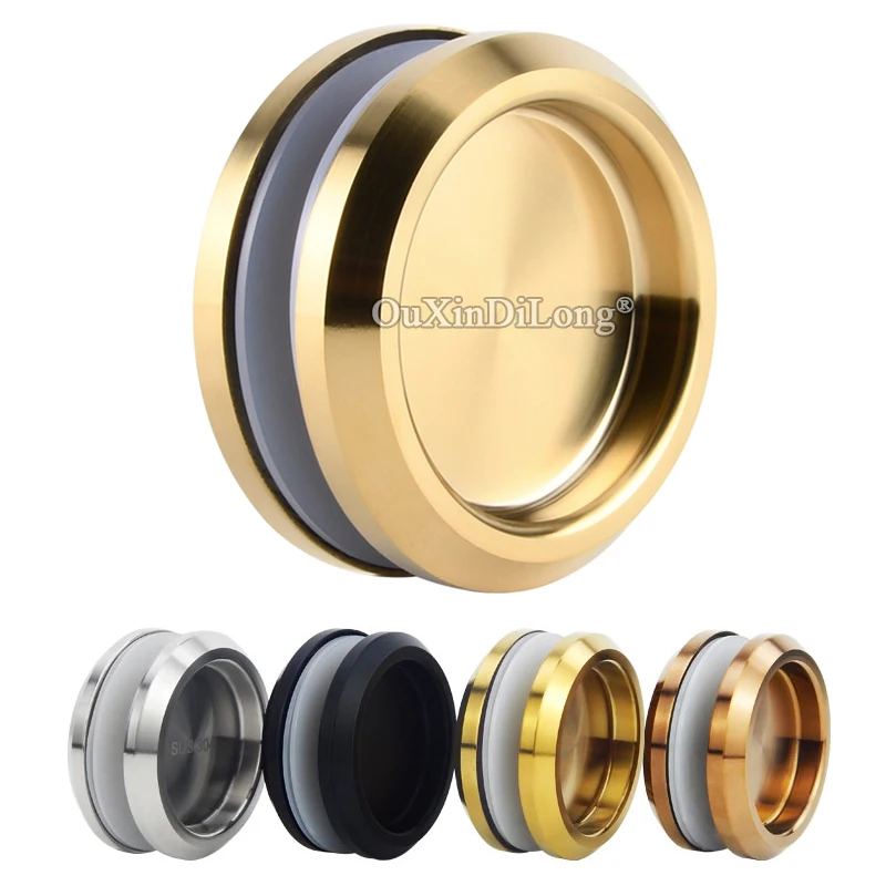 

New Arrival 304 Stainless Steel Glass Sliding Door Handles Bathroom Door Push Pull Handles Invisible Hidden Pulls 5 Colors