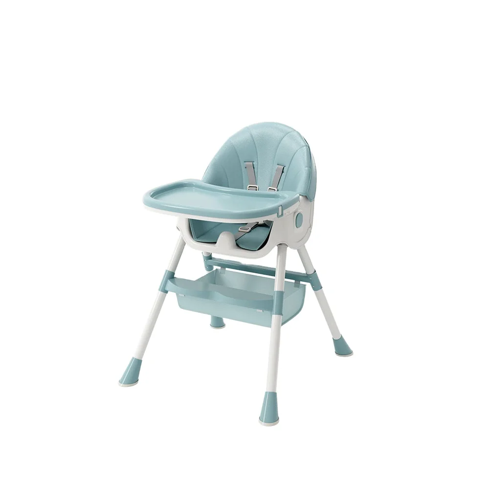 foldable-high-quality-pp-material-baby-high-chair-for-dining-adjustable-children's-dining-chair-with-table-booster