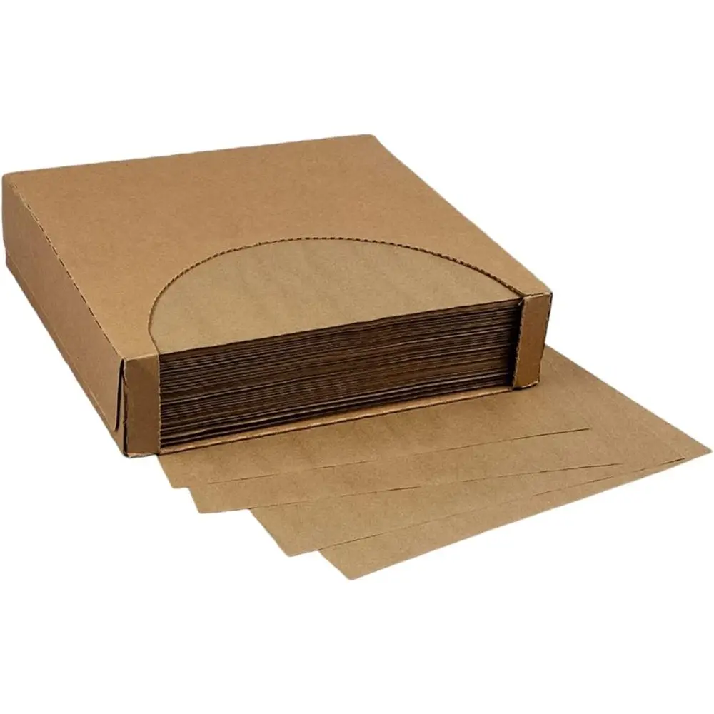 

Бумажные вкладыши для корзин 12x12 дюймов, натуральные, вощеные, коробка 1000 штук
