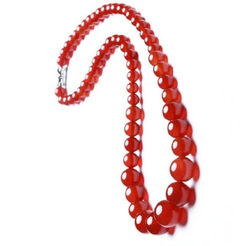 قلادة جديدة من العقيق الطبيعي، سلسلة برج نسائية متعددة الاستخدامات على الموضة الكلاسيكية