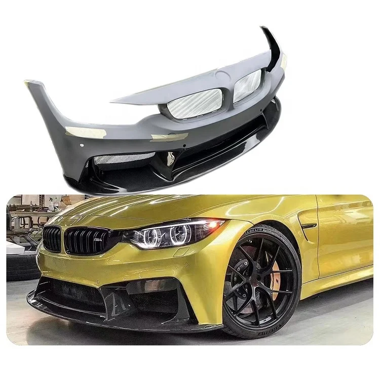

Carbon Fiber Front Bumper For M3 M4 F80 F82 F83 2014-2020