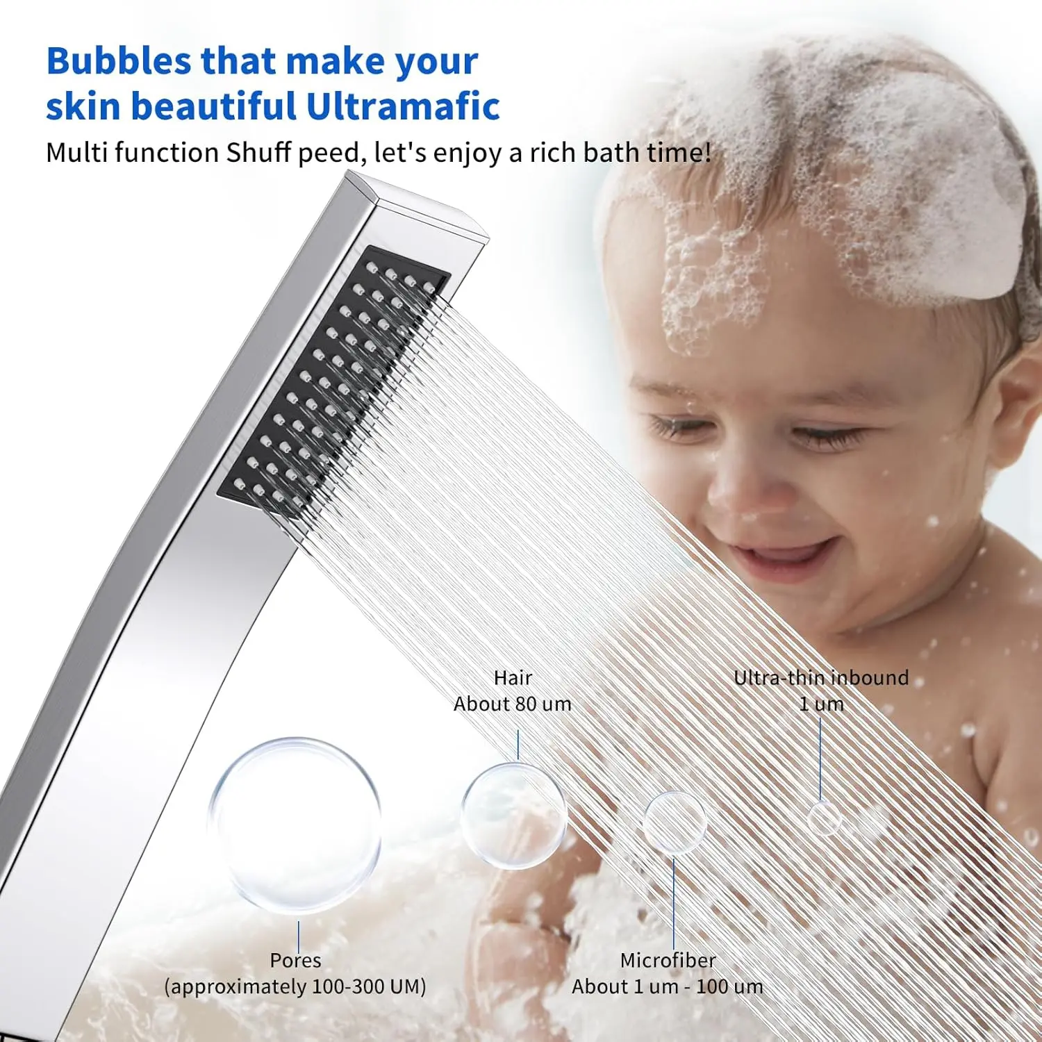 High Quality Toilet Shower Head Adjustable High Pressure Water Saving Shower Head Water Massage Shower Head Bathroom Accessories - view 3