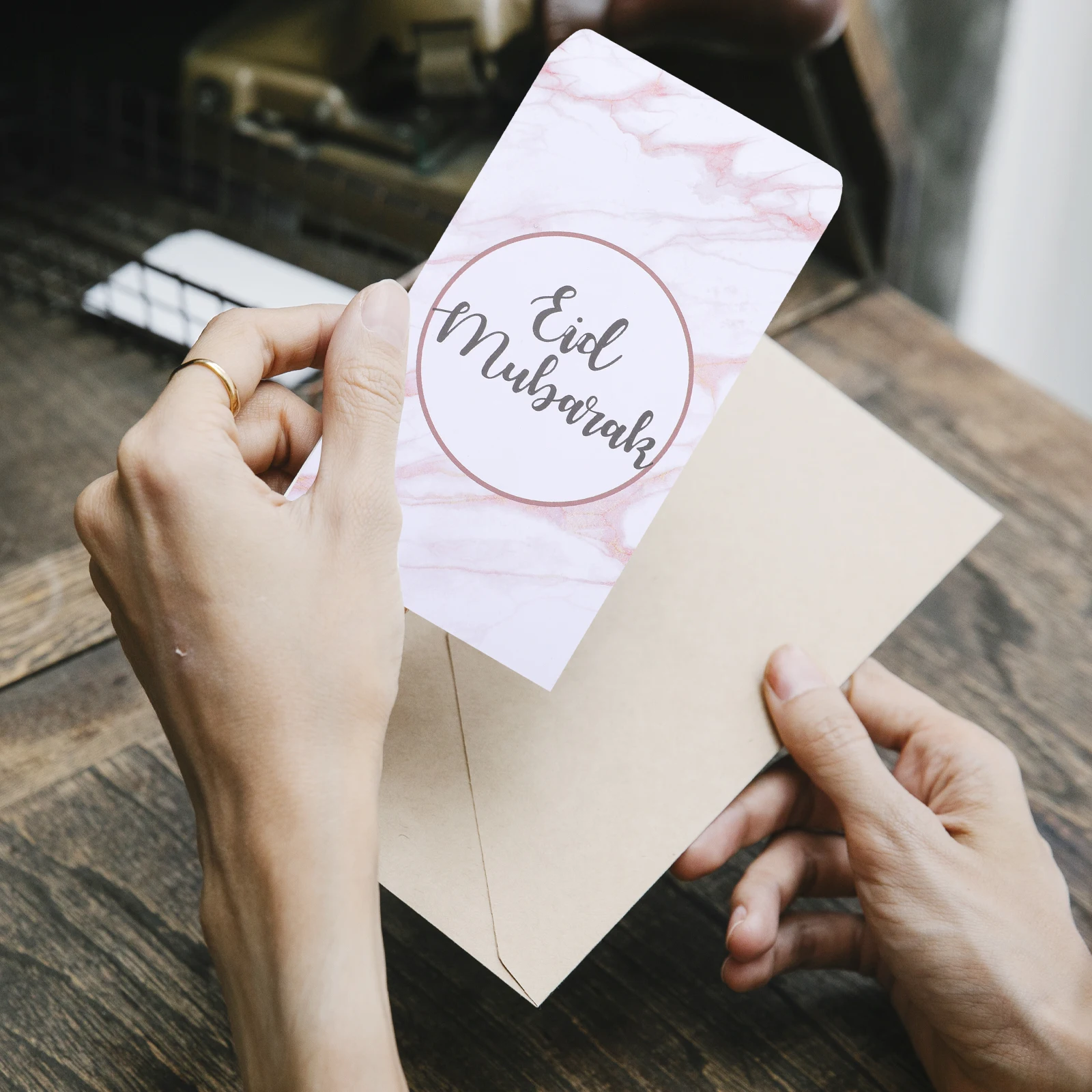 

50 шт. красочные 4x6 узоры Ид Мубарак, объемные конверты для денег для подарков, держатель для подарочных карт, украшения для Рамадана, мусульманская вечеринка, наличные