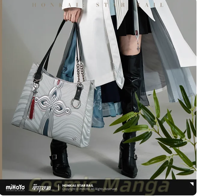 

Presale Official MiHoYo Original Feixiao Theme Impression Tote BagCosplay Itabag Halloween Gifts Shoulder Bag Genshin Impact
