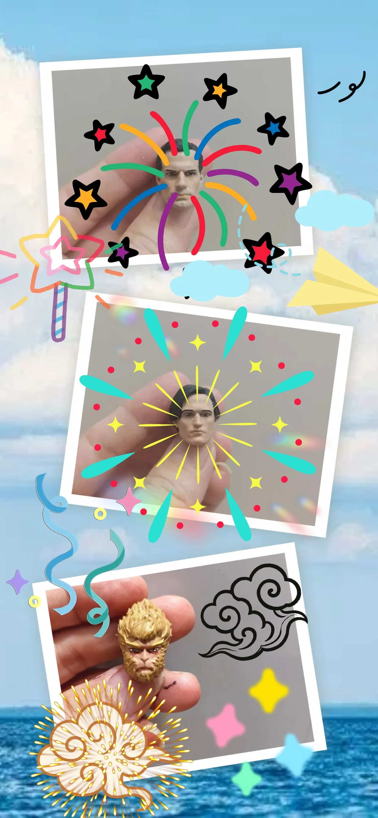 

【30days Made】Масштабная фигурка мужского персонажа из фильма/комикса 1/12, голова, окрашенная вручную, аксессуары для 6-дюймовых экшн-фигурок