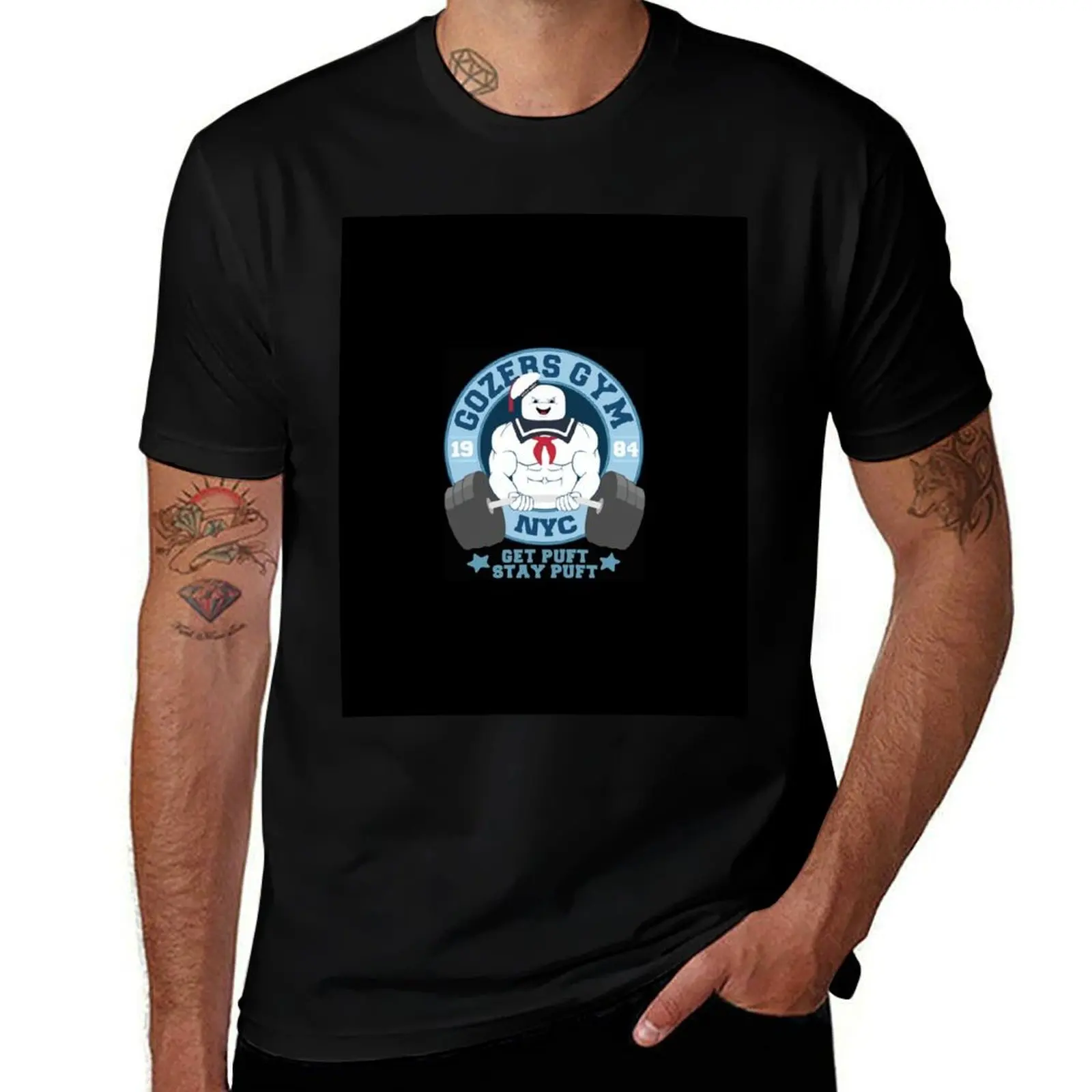 

Gozers Gym Get Puft Stay Puft T-Shirt hippie clothes graphic t shirts heavyweights mens workout shirts