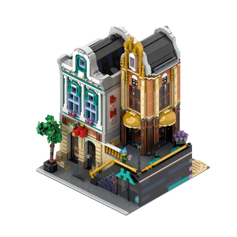 3067 PCS House Street Metro Station MOC Customize Modular Building Block Simple Model Creative Design DIY Boys Assembly Toy Gift