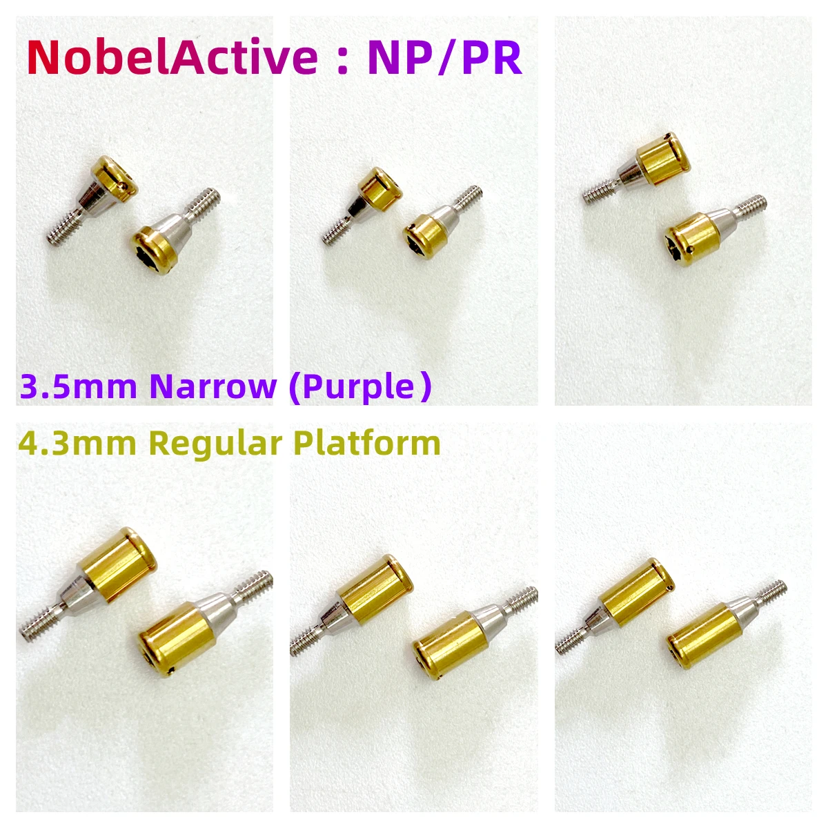 Nobel Locator abutment NP/RP Overdenture Connection Kit Dentium Accessories