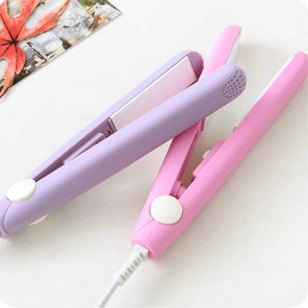 Mini Hair Straightener, Multi-color Splint, Quick Heating, Non-damaging Ceramic Plate, Bangs Clip, Curling and Straightening