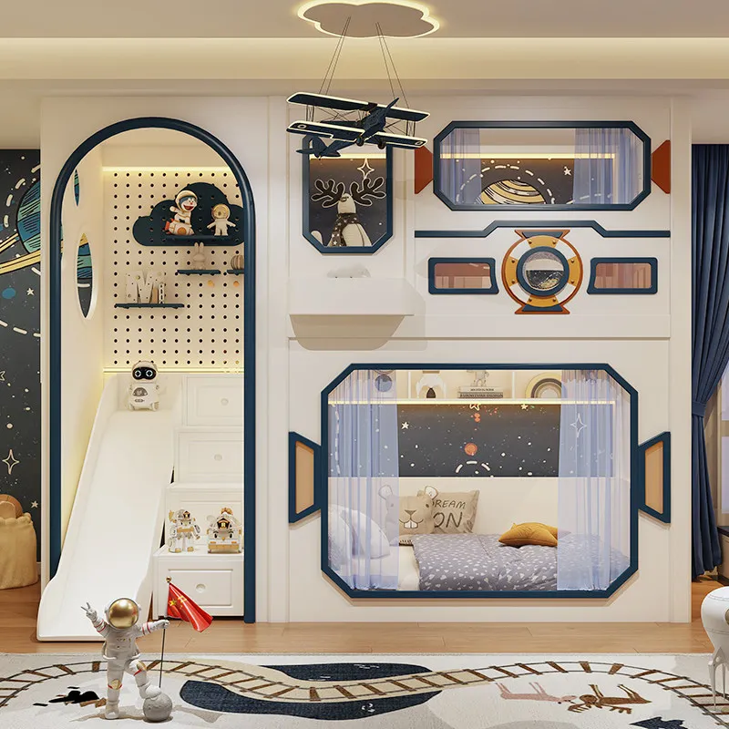 Customizable space capsule full solid wood bunk bed size customization find customer service
