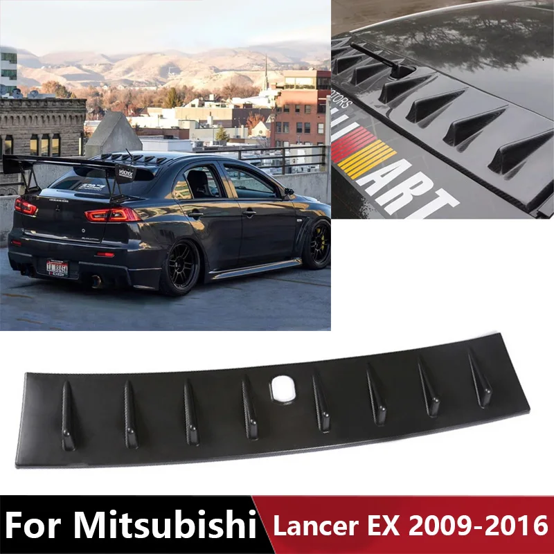 

Для Mitsubishi Lancer EX 2009 2010 2011 2012 2013 2014 2015 2016 автомобильный задний спойлер на крышу, верхнее хвостовое крыло, автоаксессуары, украшение
