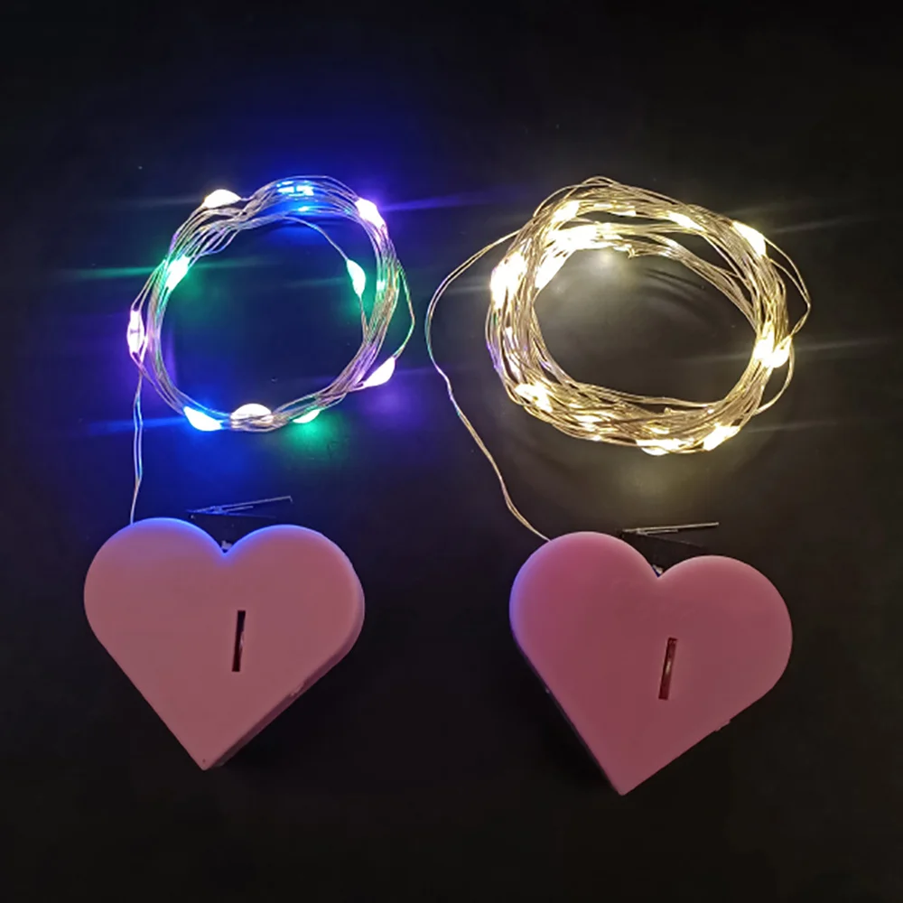 

Led Copper Wire Fairy Lights Waterproof String Lights DIY Garland love light Christmas Wedding Party Birthday Gift Decoration