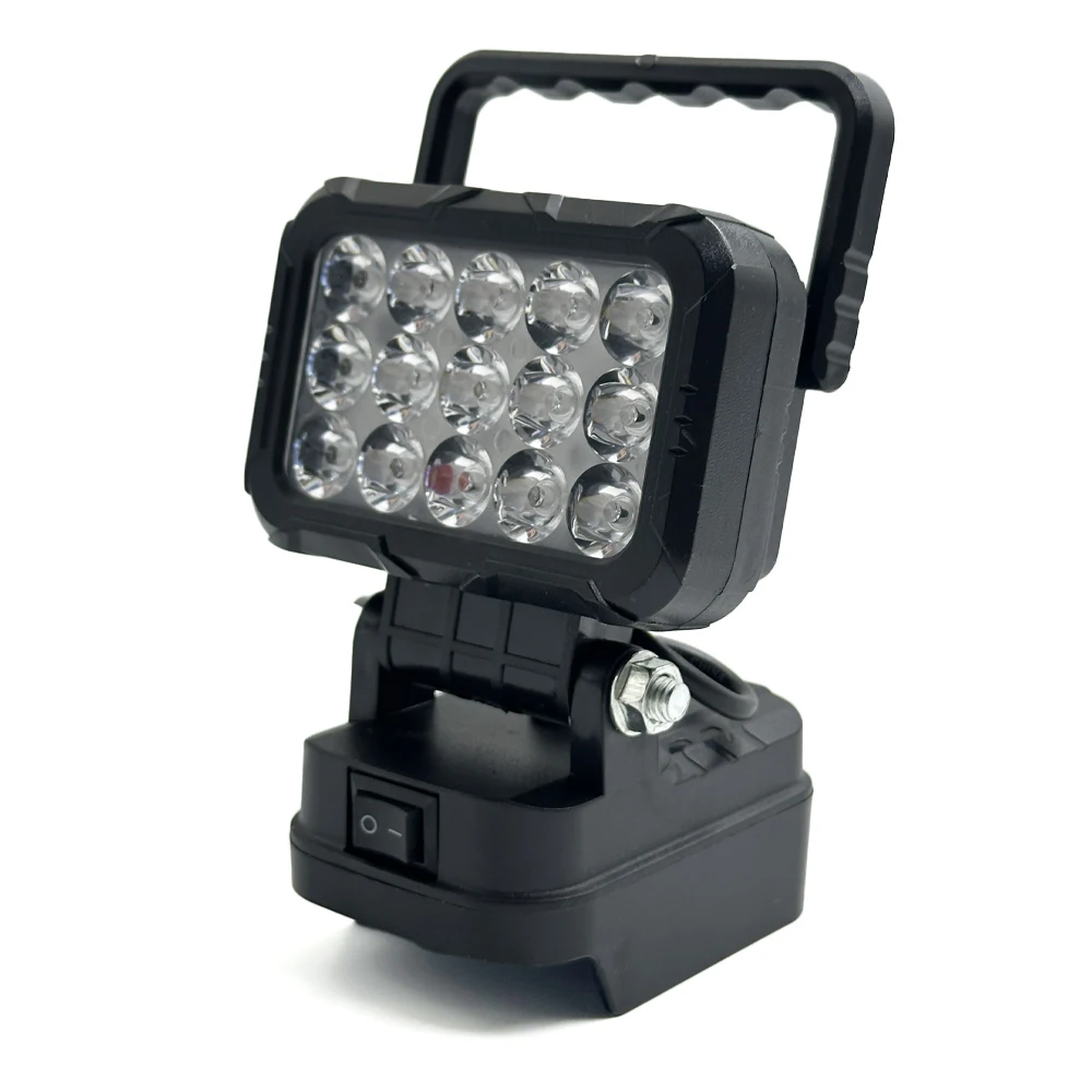 Für Dewalt/Makita/Milwaukee Akku Tragbare LED-Arbeitsleuchte mit USB-Anschluss 3'' Taschenlampe Flutlicht Kabellose Outdoor-Werkzeuglampe – Detail 5