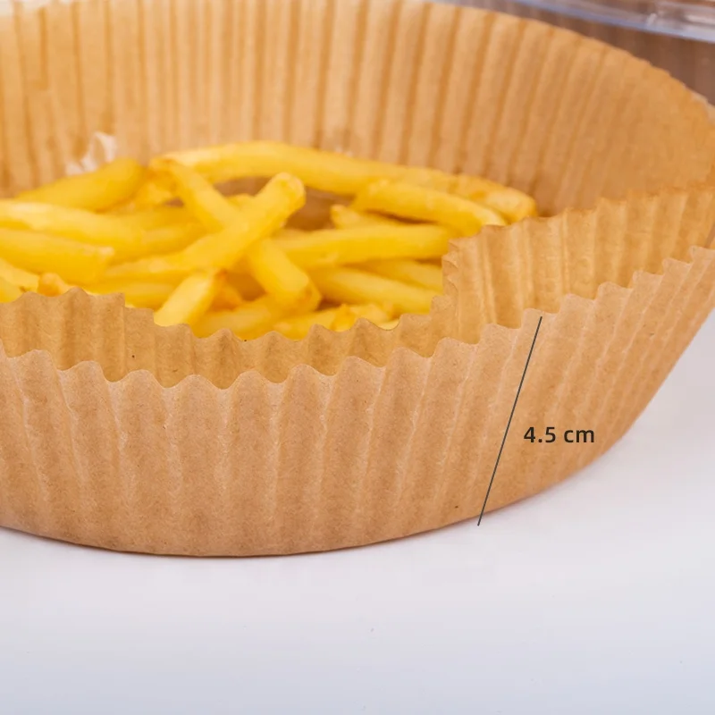 Air Fryer Sets From The Manufacturer, Disposable Household Round Fryer Liner Paper, Square Waterproof Parchment Paper Wholesale