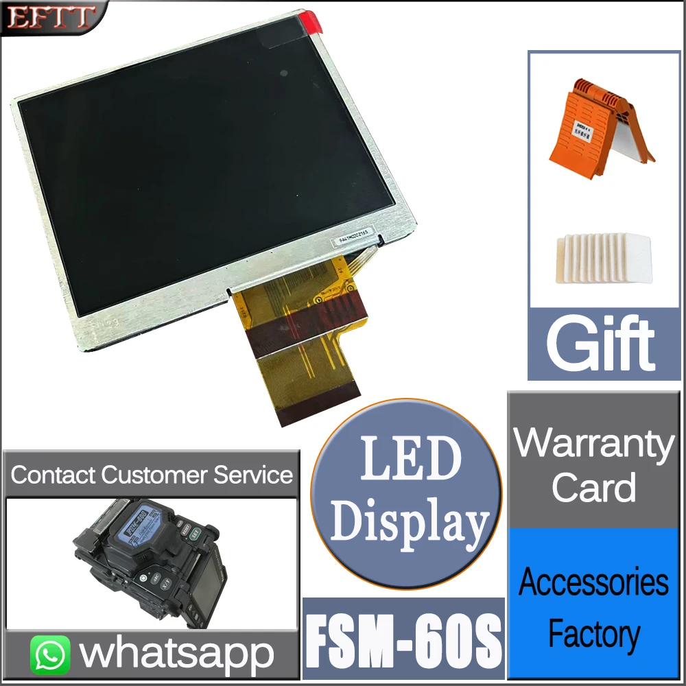 FSM-60S 60R 18S 18R светодиодный ЖК-экран для Fujikura Fiber Fusion Splicer универсальные аксессуары