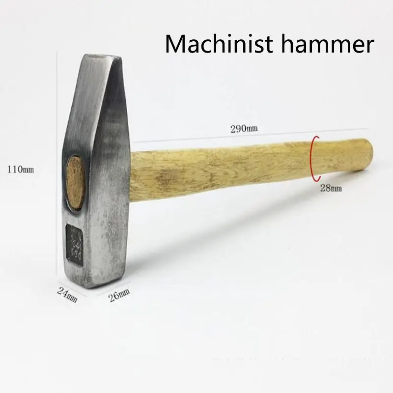 1PC High Quality Durable Construction Household machinist hammer and pick hammer Wooden handle Hammer Repair Hand Tool