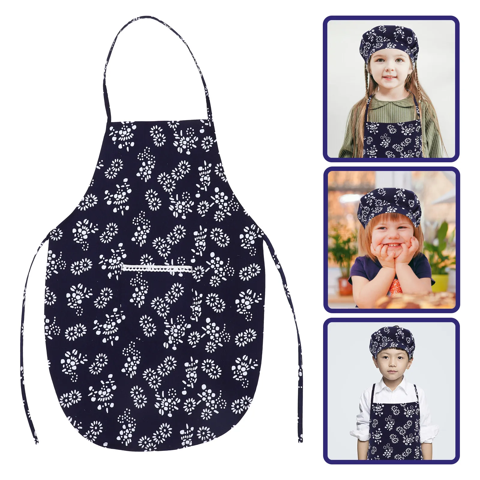 

1 комплект детских фартуков для приготовления пищи, легкий фартук для выпечки с регулируемым ремешком, набор для приготовления пищи для малышей, одежда для костюмирования повара