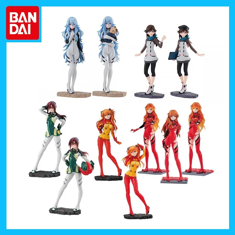 

Bandai оригинальная аниме-фигурка New Century Evangelion CANDY TOY Ayanami Rei, экшн-фигурка, игрушки для мальчиков и девочек, детский подарок