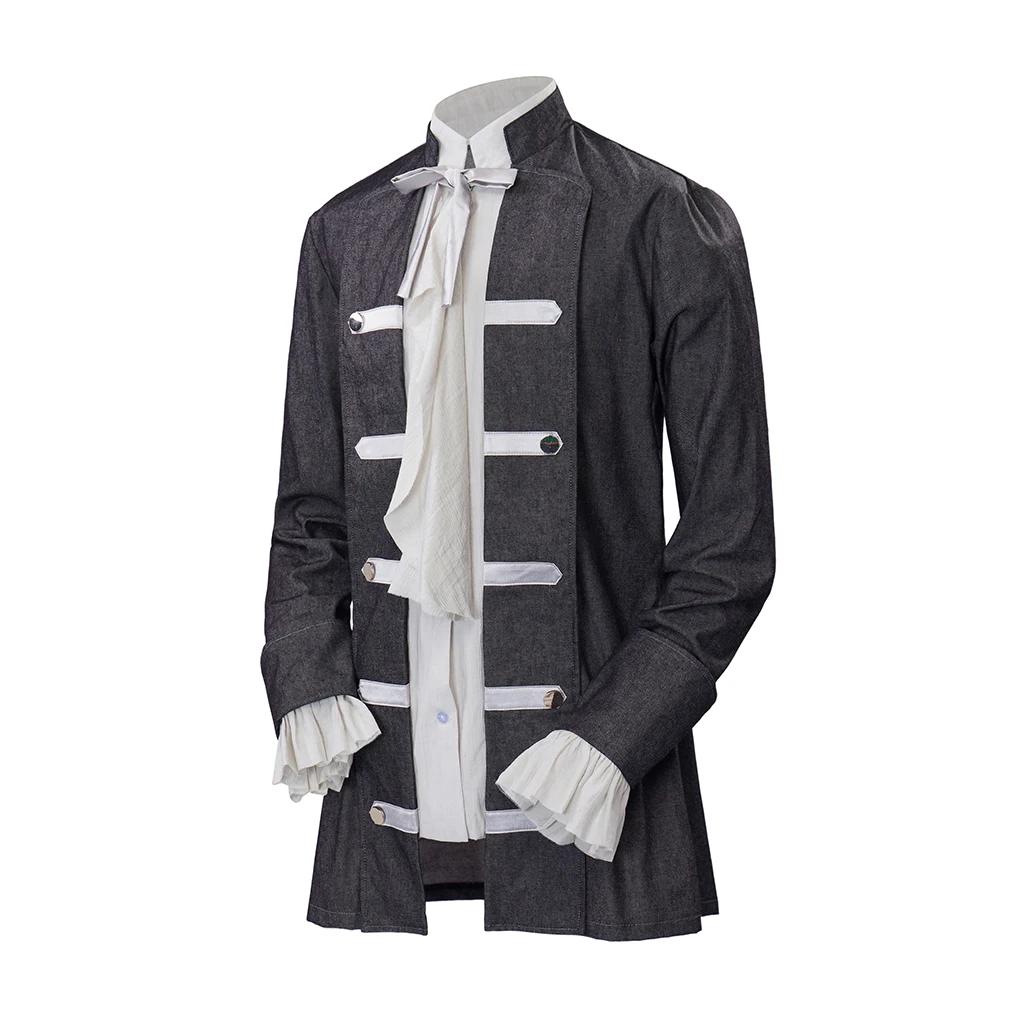 Billy Butcherson Costume Cosplay Jacket Trench Coat Uniform Outfit Mens Ghost Scary Halloween Costume for Male Adult