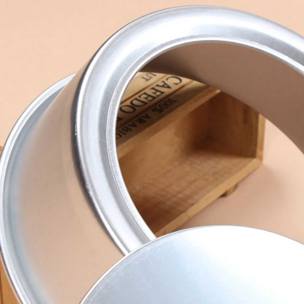 

Aluminum Alloy Cake Mold Round Pan Molds Removable Bottom Baking Pans for Trays Oven