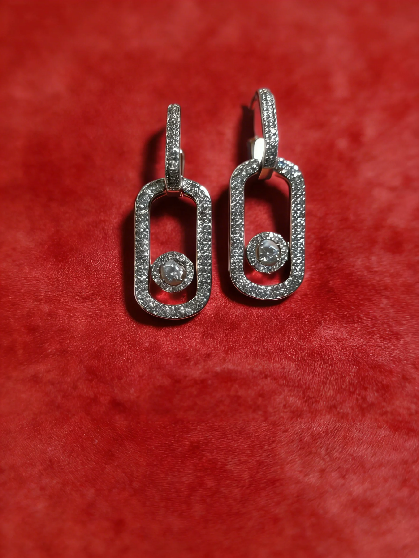 

Серьги-подвески из стерлингового серебра 925 пробы с овальными фианитами - гипоаллергенные, элегантные для женщин, идеальный подарок для подруги, любимой и жены