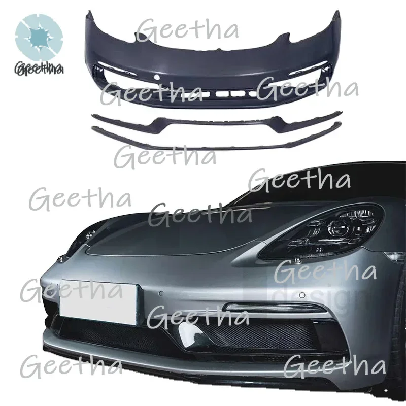 for Factory Supply Car Bumper GTS Body Kit for Porsche 718 Cayman Boxster Facelift Front Bumper Rear Diffuser PP Material